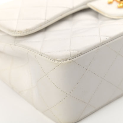 Chanel Lambskin Quilted Small Double Flap White 9 of 23