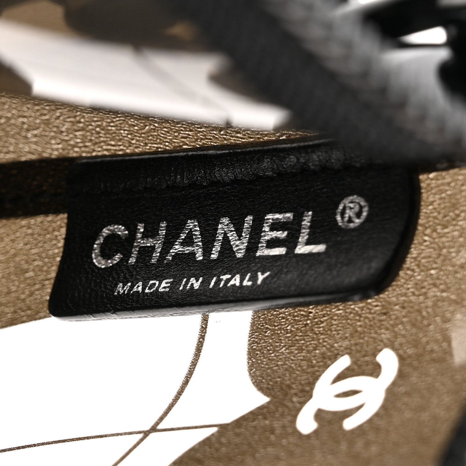 Chanel Vinyl Coco Window Pochette Black 6 of 14