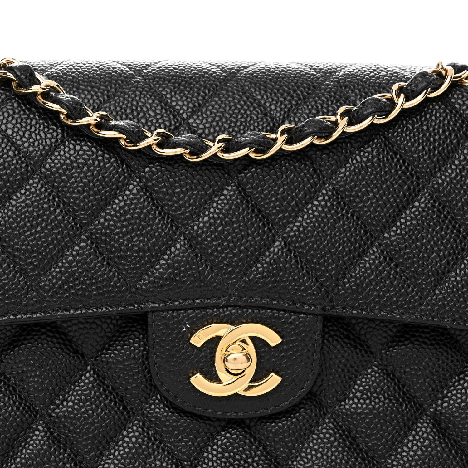 Chanel Caviar Quilted Small Double Flap Black 8 of 14