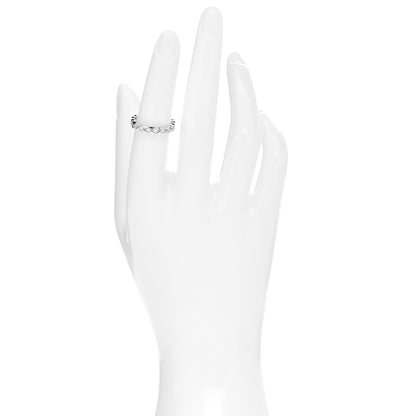 Chanel 18K White Gold Diamond Mini Coco Crush Ring 51 5.5 2 of 5