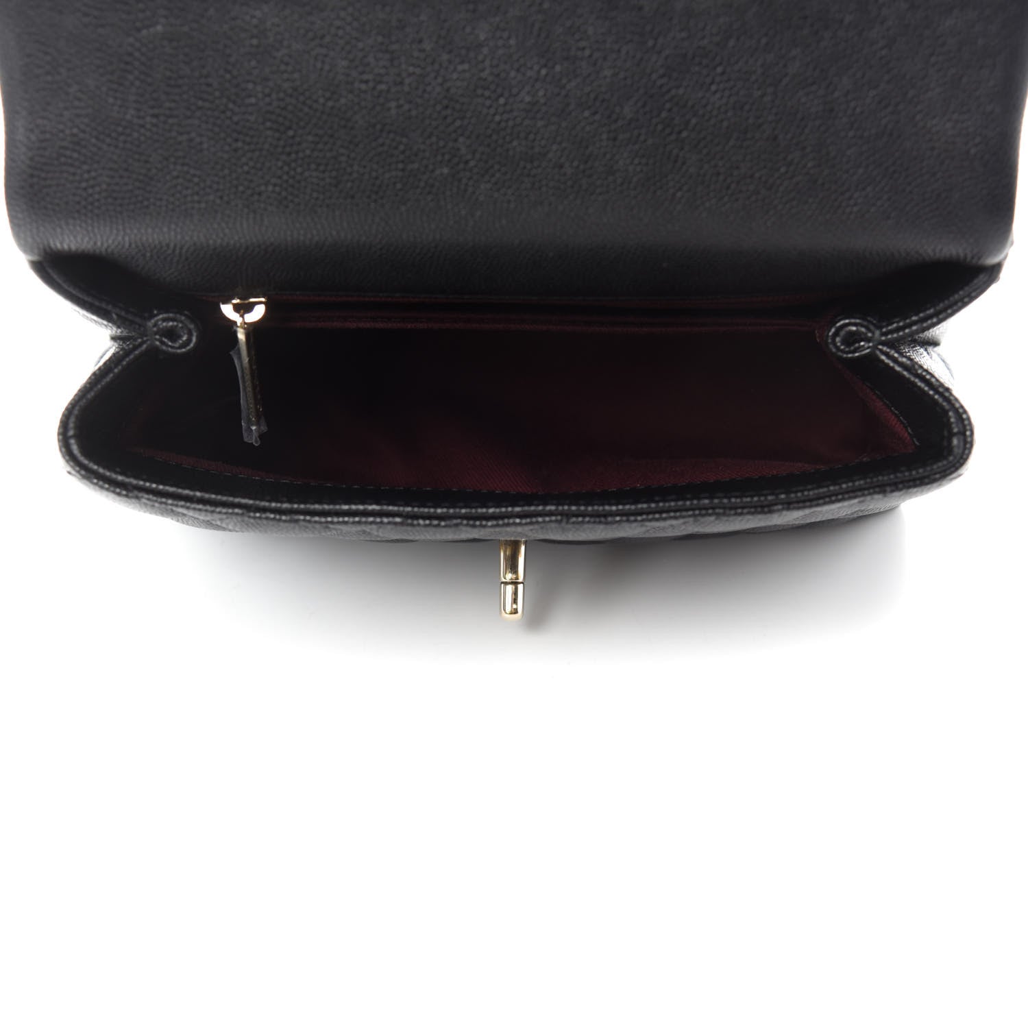 Chanel Caviar Quilted Mini Coco Handle Flap Black 5 of 11