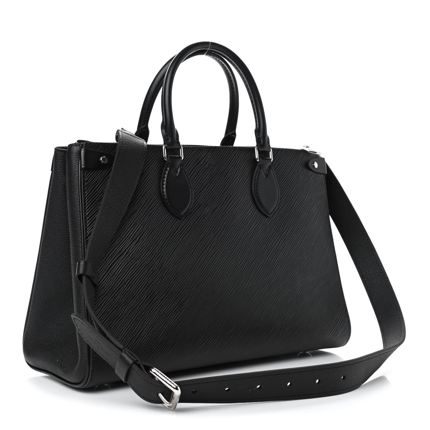 Louis Vuitton Epi Grenelle Tote MM Black 2 of 6