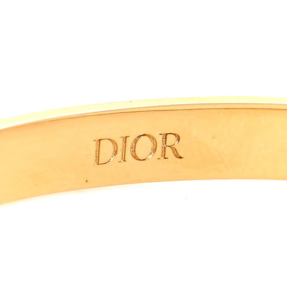 Christian Dior Metal Crystal Lucky Locket Star Bracelet Gold 6 of 6