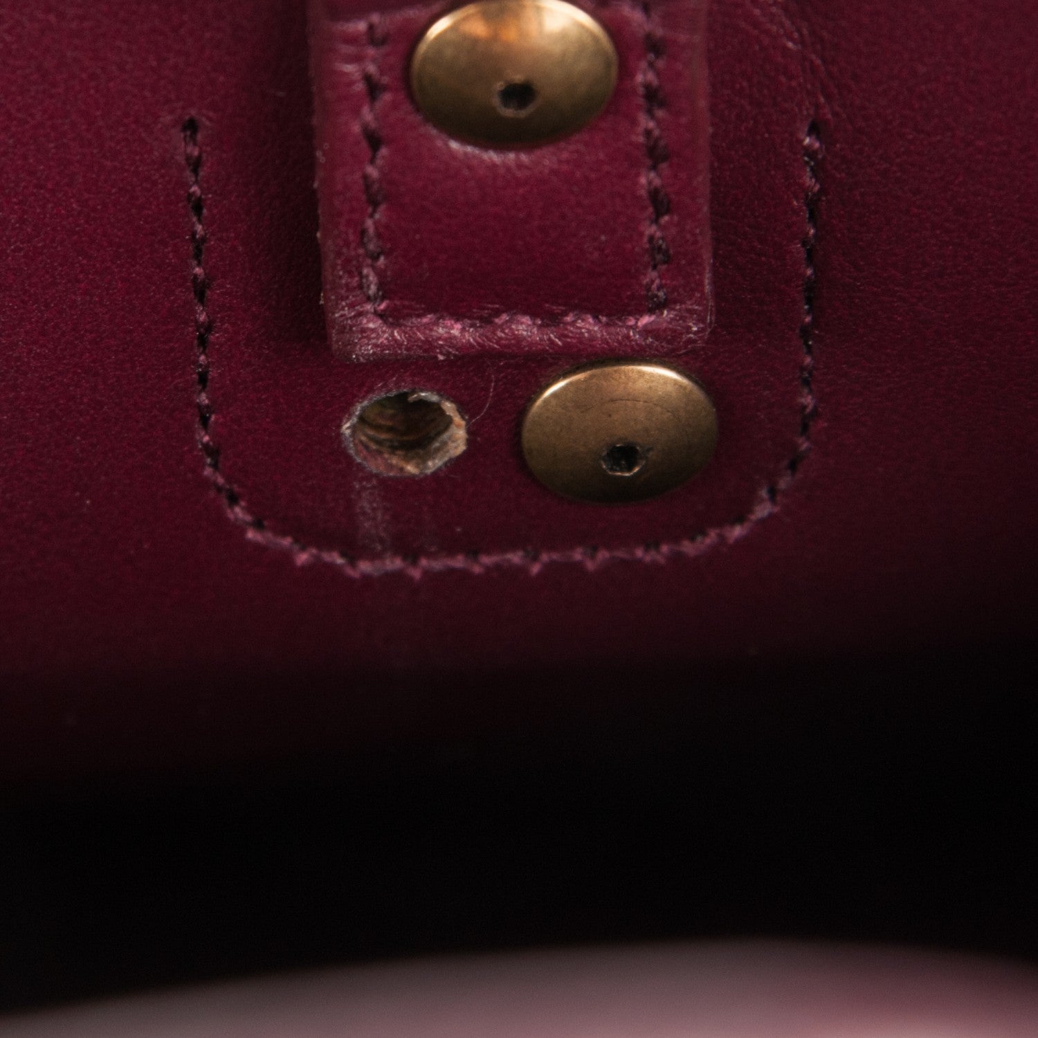 Saint Laurent Calfskin Crocodile Embossed Baby Sac De Jour Bordeaux 7 of 7