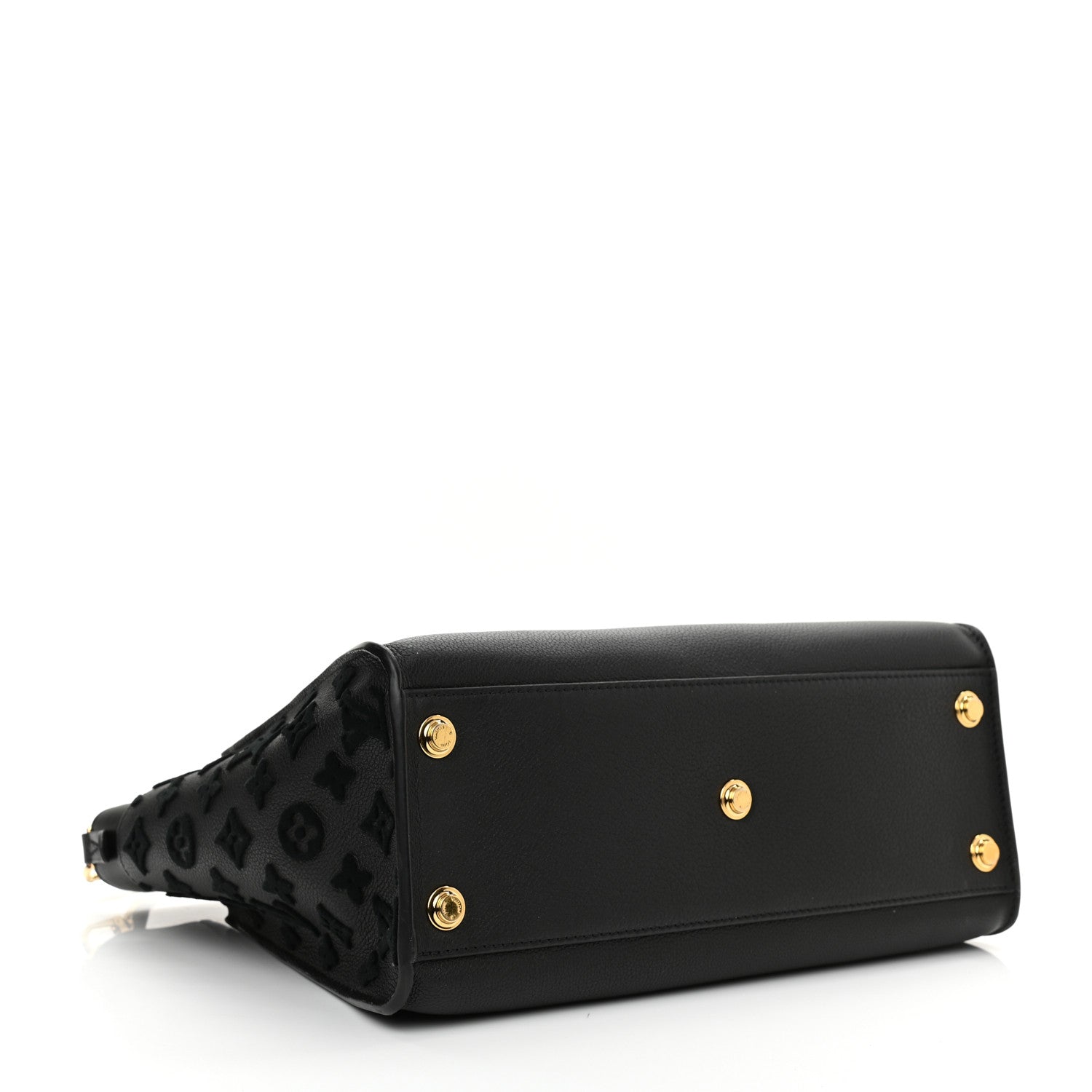 Louis Vuitton Calfskin Monogram Tufting On My Side Black 4 of 8