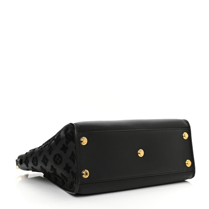 Louis Vuitton Calfskin Monogram Tufting On My Side Black 4 of 8