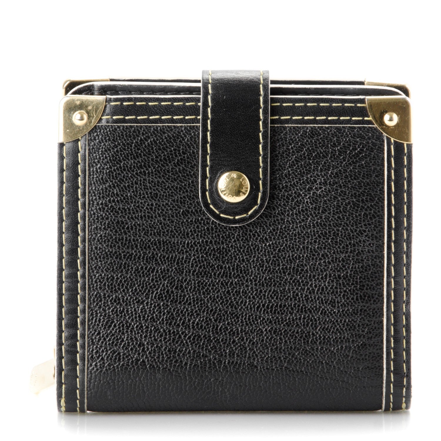 Louis Vuitton Suhali Compact Zipped Wallet Black 1 of 7