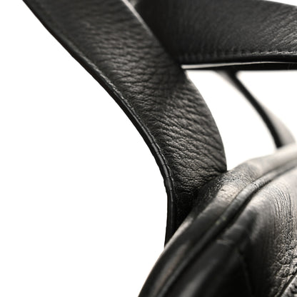 Prada Cervo Deerskin Tote Black 11 of 14