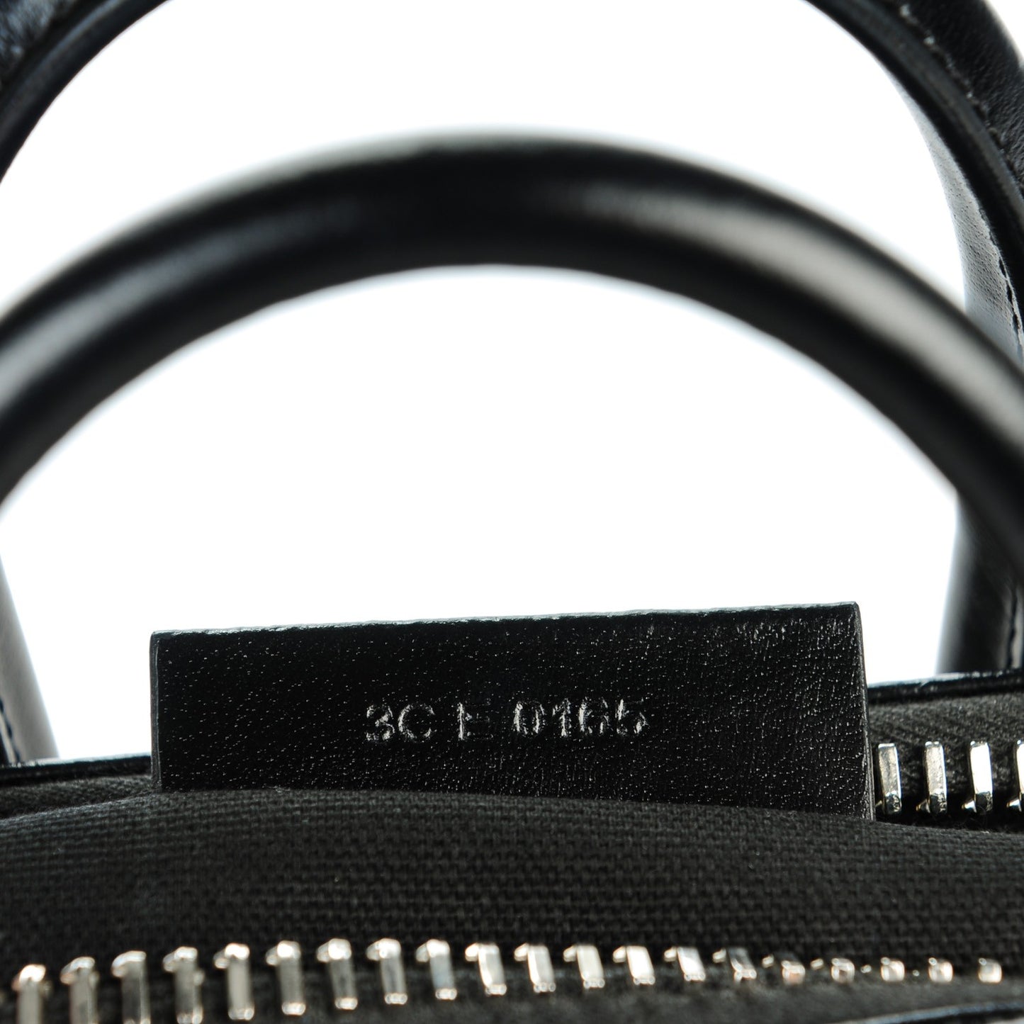 Shiny Lord Calfskin Mini Antigona Black