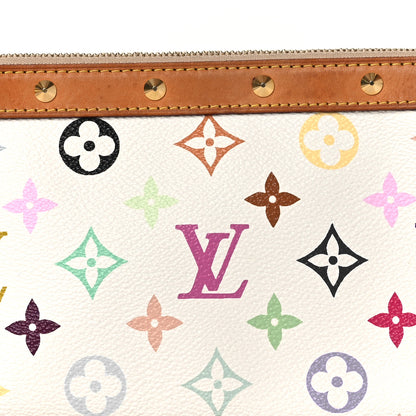Louis Vuitton Monogram Multicolor Pochette Accessories White 7 of 13