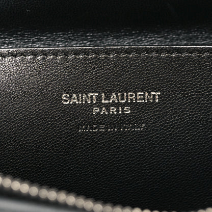 Saint Laurent Lambskin Large Puffy Pouch Black 6 of 8