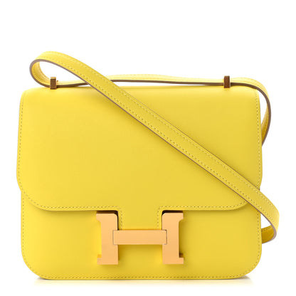 Hermes Swift Constance 18 Lime 1 of 4