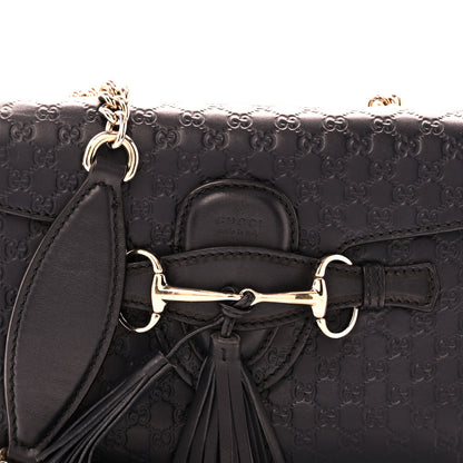 Gucci Microguccissima Mini Emily Chain Shoulder Bag Blue 8 of 10