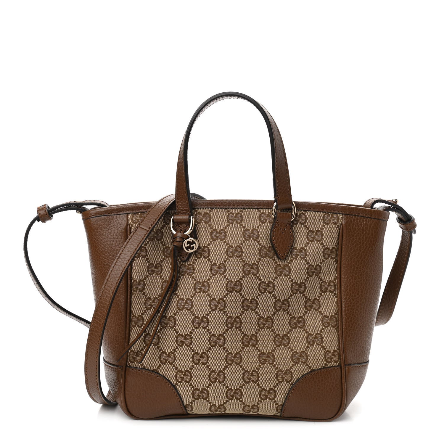 Gucci Monogram Small Bree Tote Beige Tabacco 1 of 10