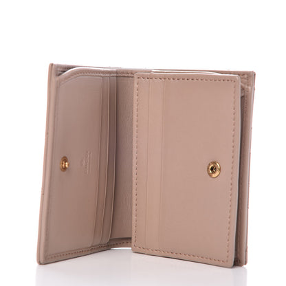 Gucci Calfskin Matelasse GG Marmont Card Case Wallet Porcelain Rose 5 of 8