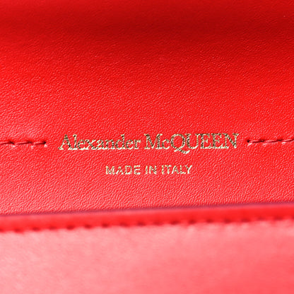 Alexander McQueen Calfskin Wallet on Chain Red 6 of 10