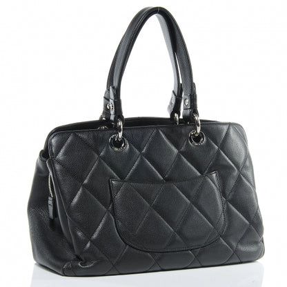 Chanel Soft Caviar Quilted CC Timeless Tote Black 3 of 7