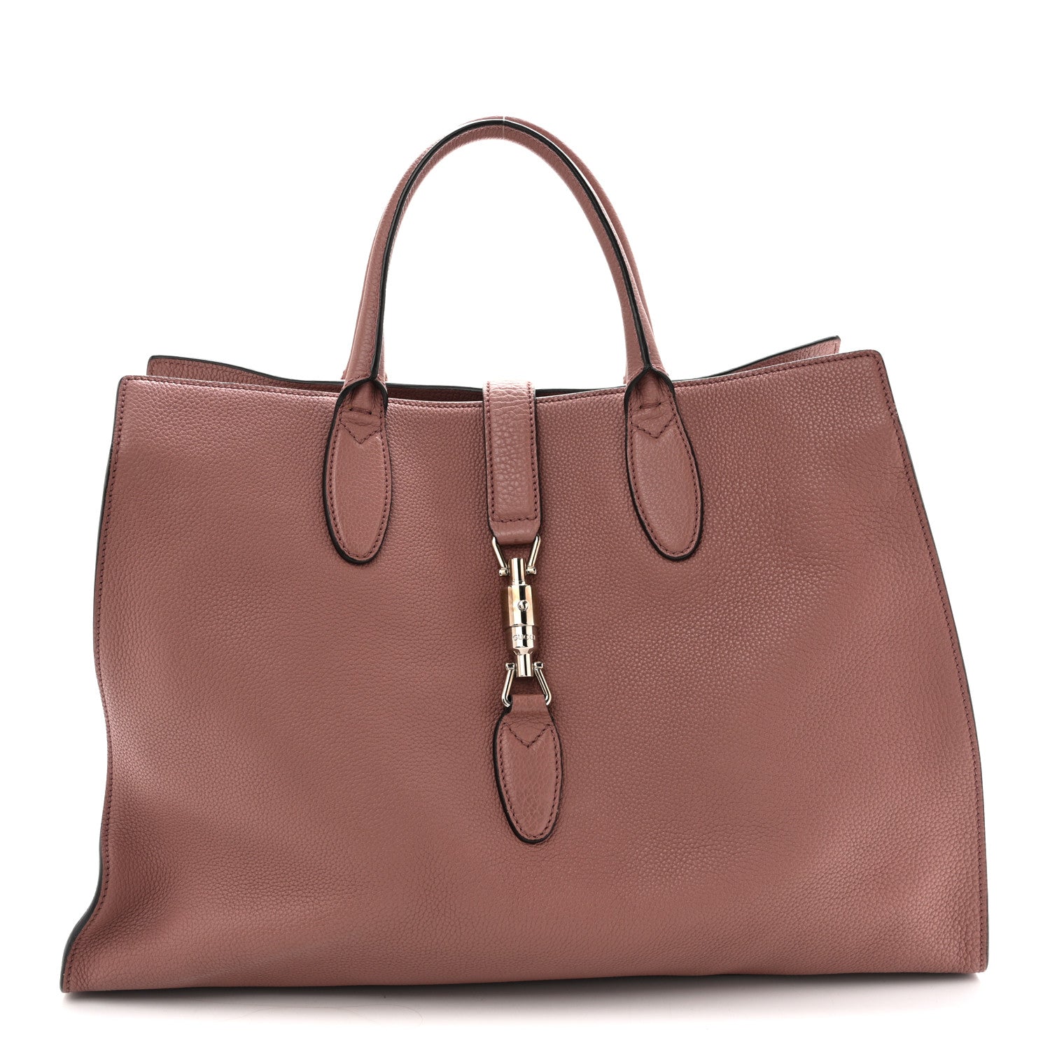 Gucci Soft Calfskin Medium Jackie Top Handle Bag Antique Rose 1 of 14