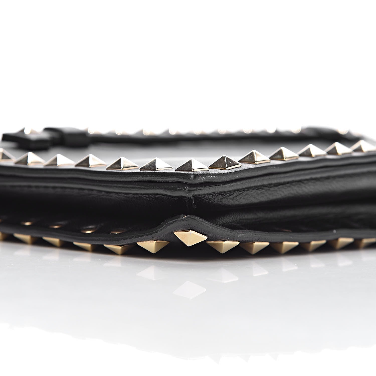 Valentino Garavani Nappa Rockstud Wristlet Clutch Black 9 of 11