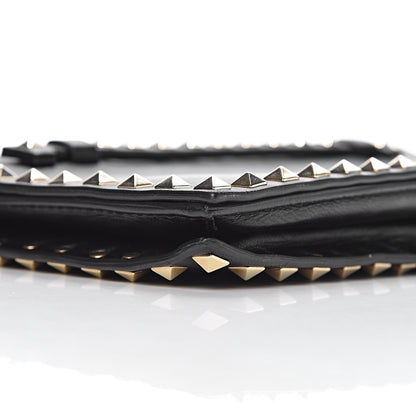 Valentino Garavani Nappa Rockstud Wristlet Clutch Black 9 of 11