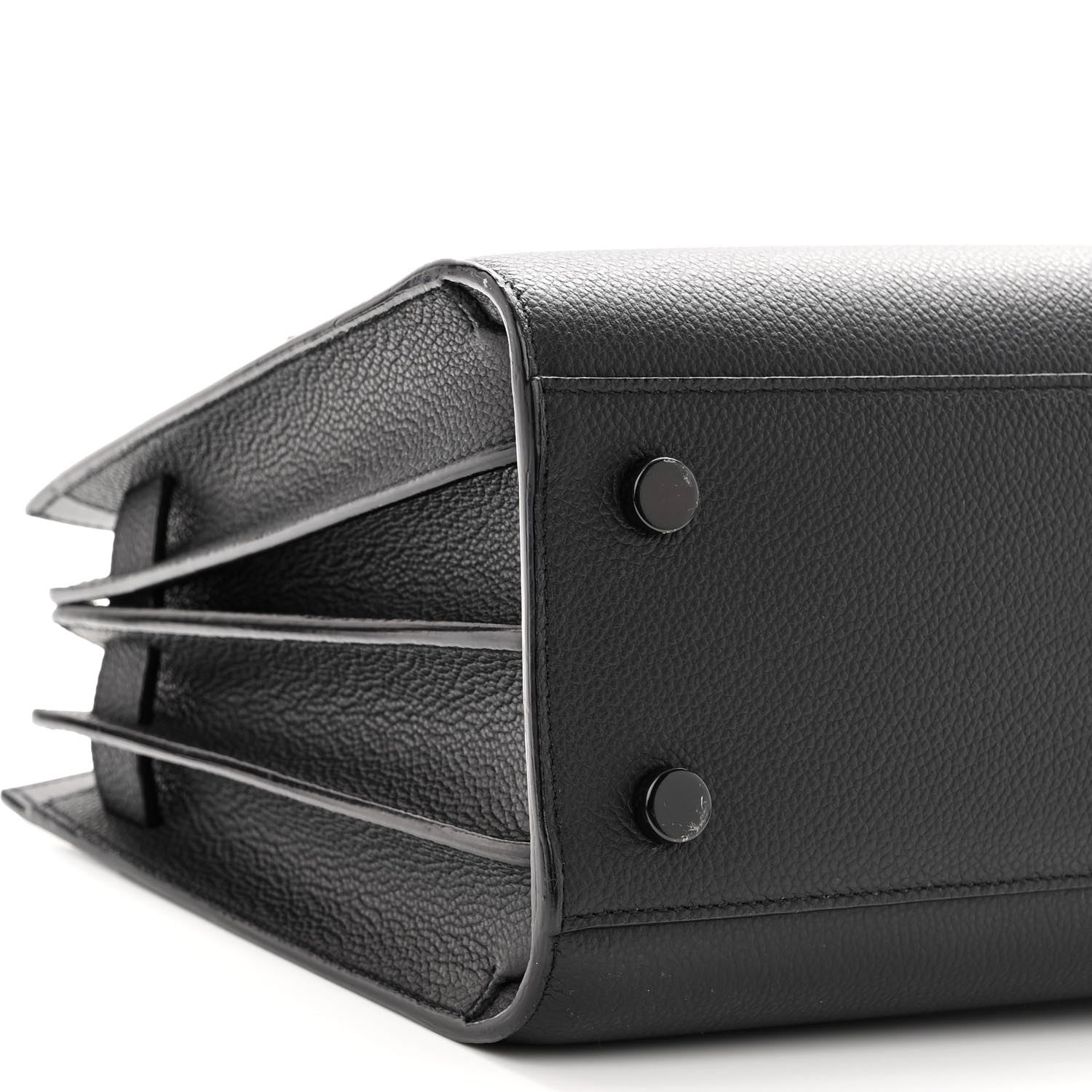 Saint Laurent Grained Calfskin Baby Sac De Jour Black 8 of 9