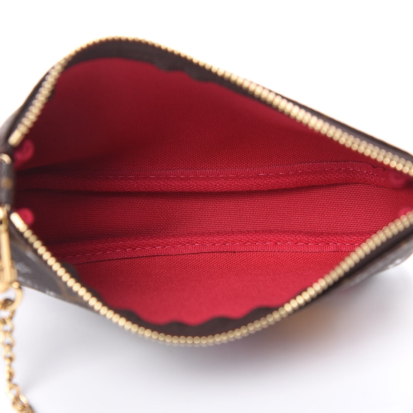 Monogram 2019 Christmas Animation Mini Courchevel Pochette Accessories Fuchsia