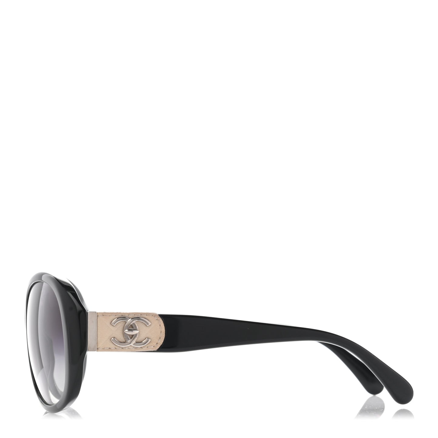Acetate CC Turnlock Sunglasses 5235-Q Black Beige