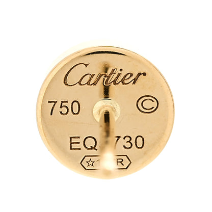 Cartier 18K Yellow Gold LOVE Earrings 3 of 5
