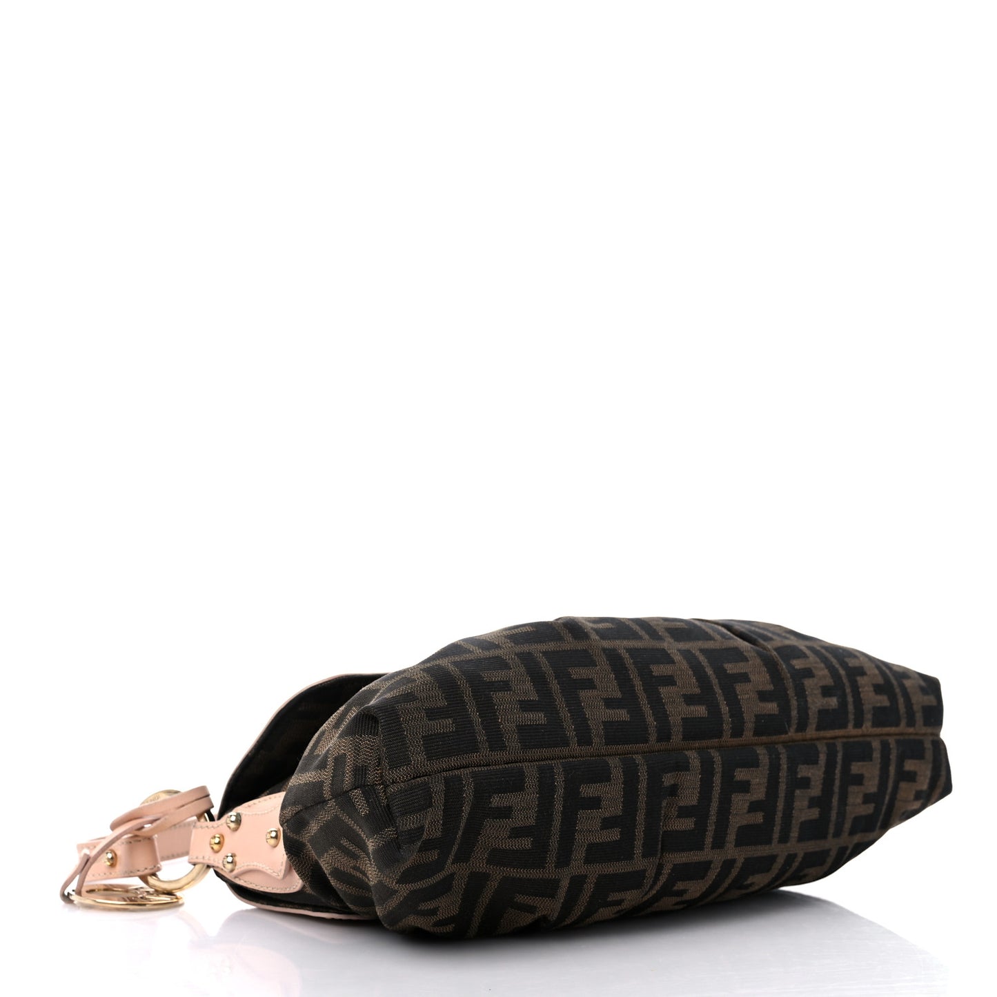Zucca Cuoio Lucido Small Chef Shoulder Bag Tobacco Bois de Rose
