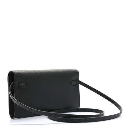 Hermes Epsom Kelly Wallet To Go Black 3 of 8