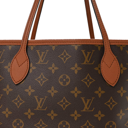 Louis Vuitton Monogram Calfskin Neo Neverfull Inside Out MM Tan 13 of 18