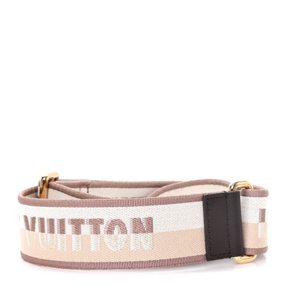 Louis Vuitton Jacquard Speedy Bandouliere 20 Shoulder Strap Beige Brown 2 of 3