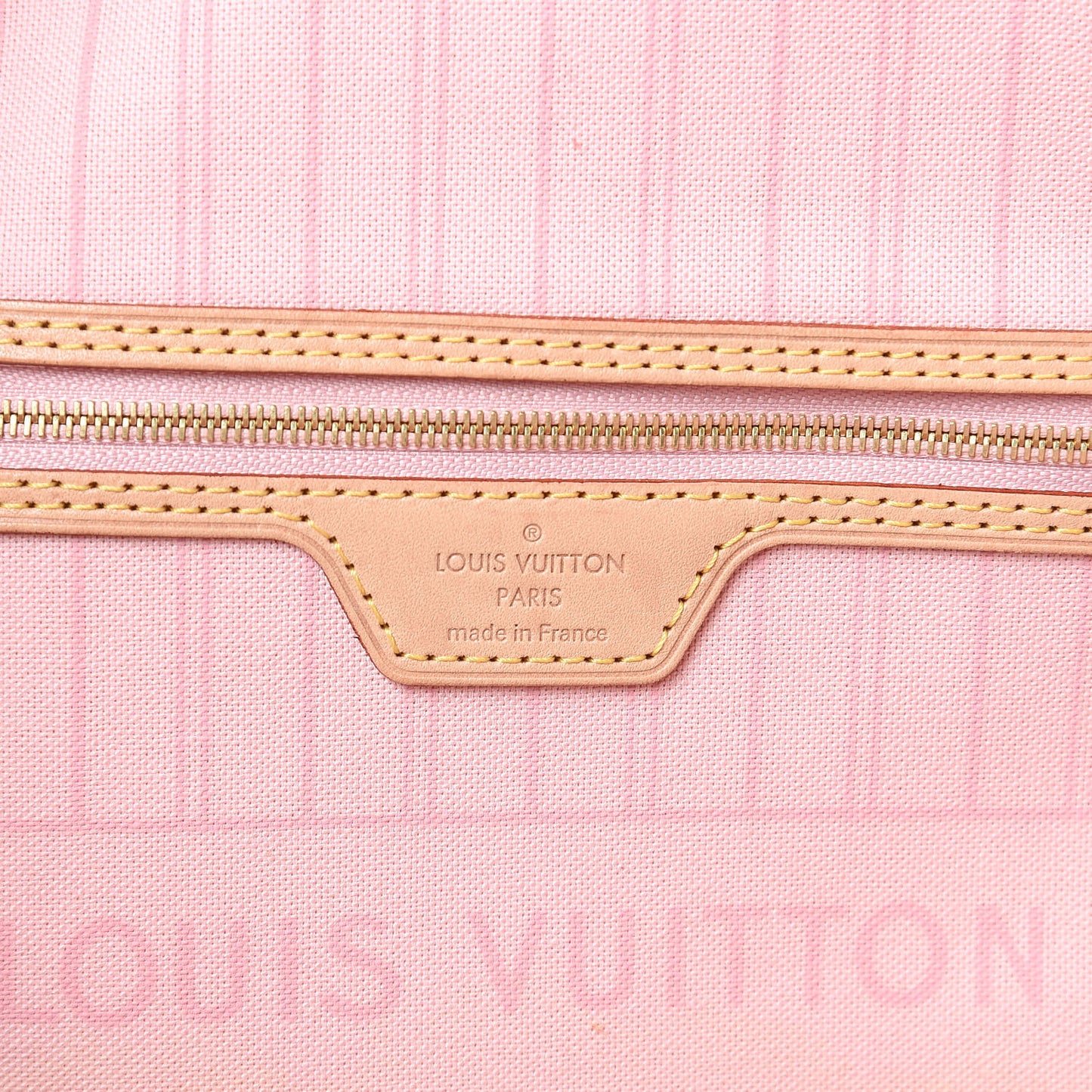 Damier Azur Neo Neverfull MM Rose Ballerine