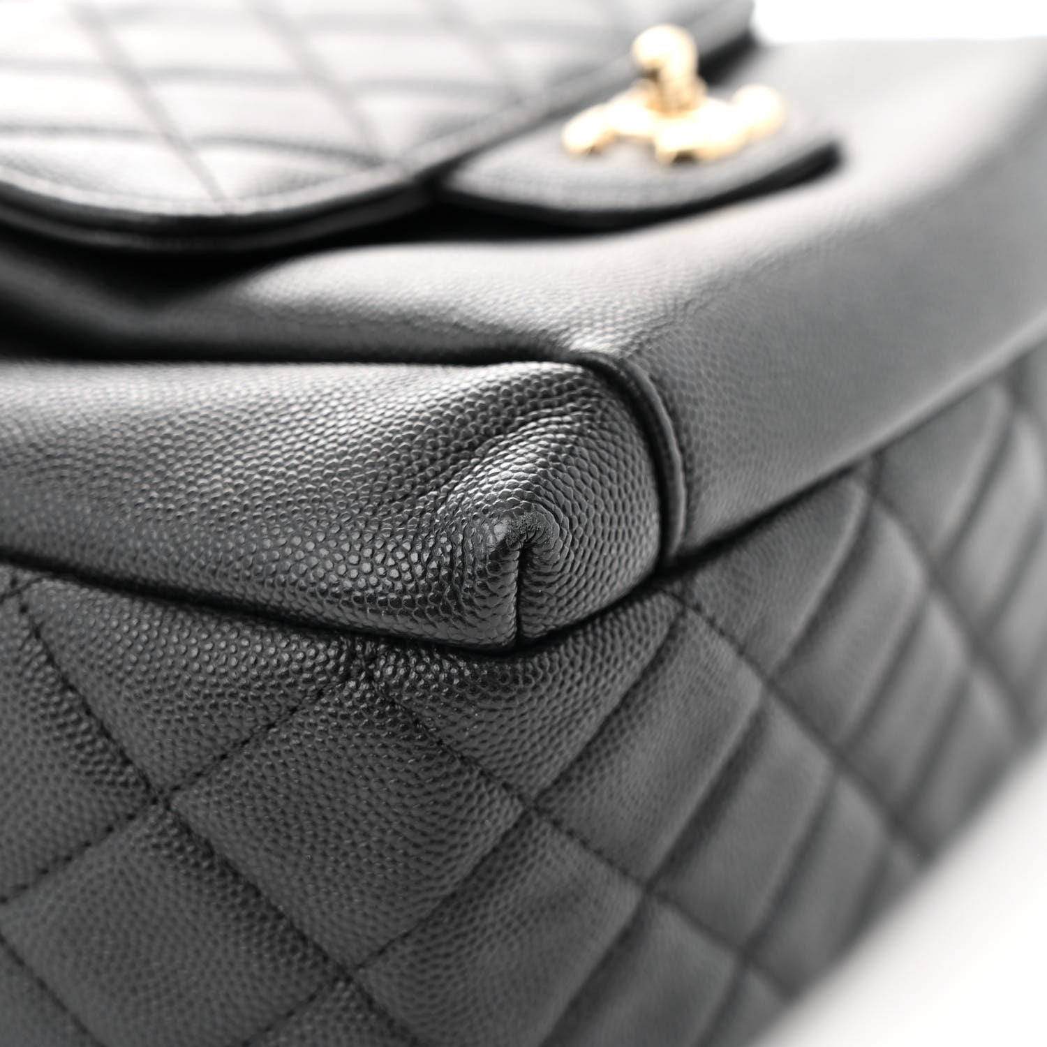 Chanel Caviar Quilted Medium Zip Around Backpack Black 11 of 14