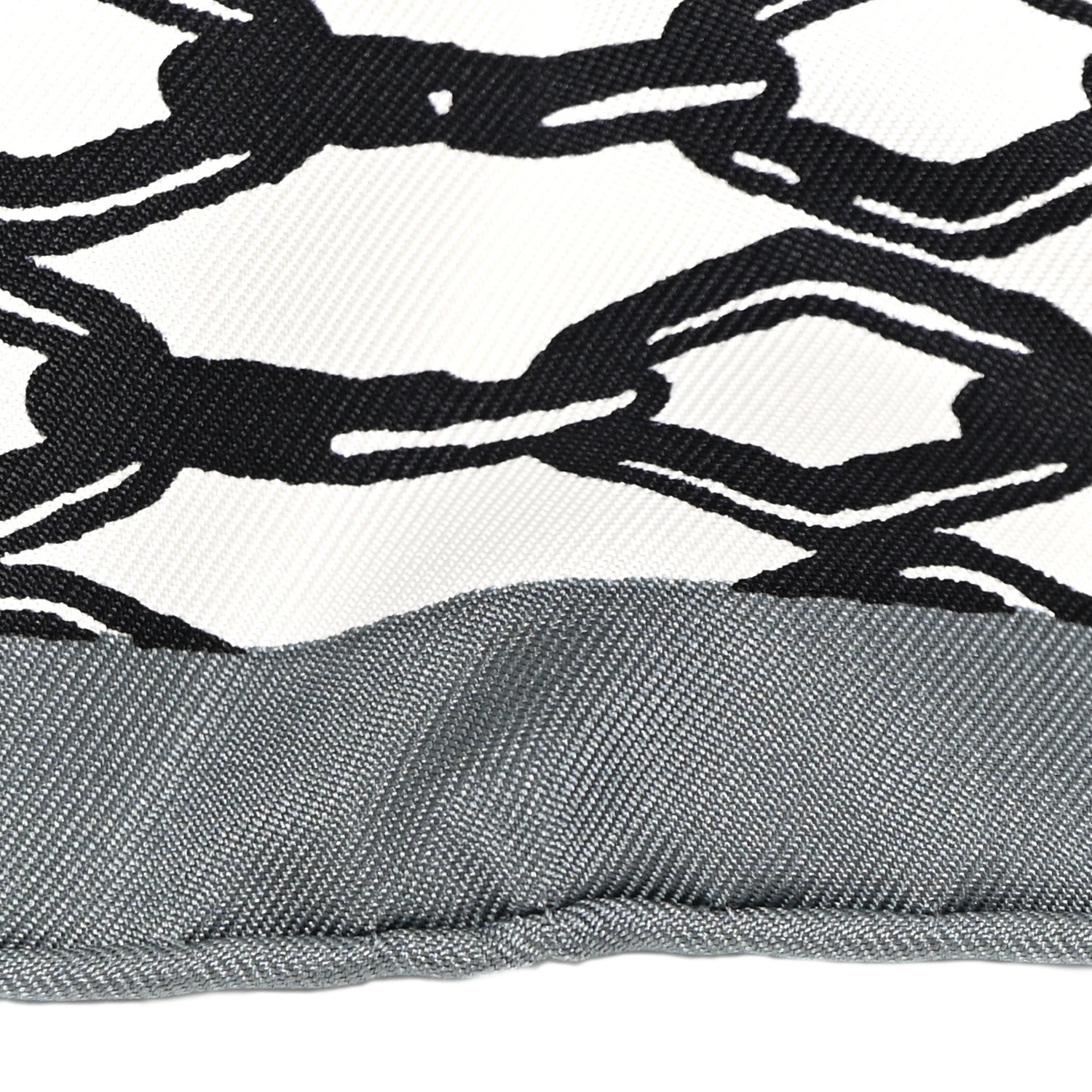 Hermes Silk Jeu De Soie Scarf 90 Gris Menthol White 5 of 10
