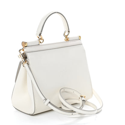 Dolce & Gabbana Dauphine Small Miss Sicily Satchel White 3 of 9