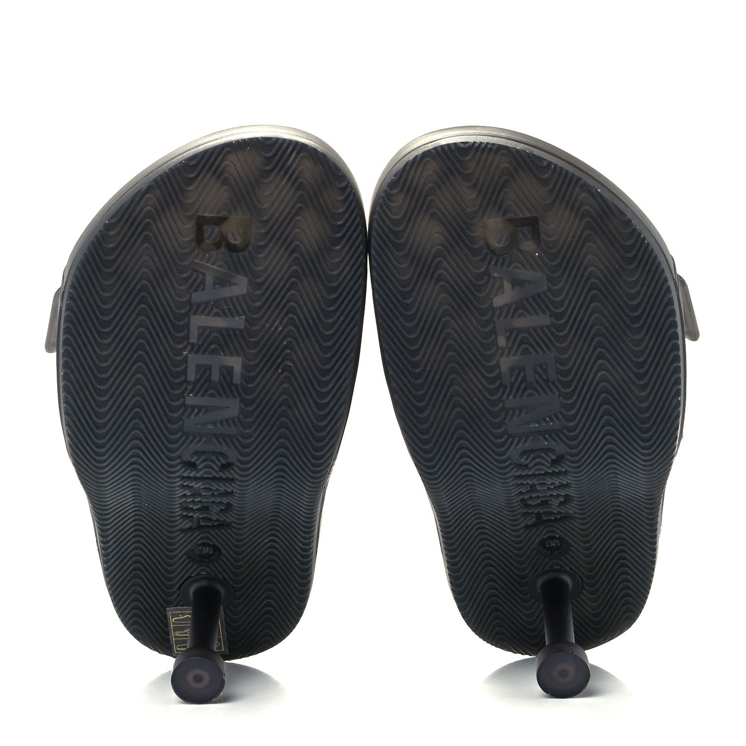 Balenciaga Technical Polyurethane Mallorca 80 Sandals 36 Black 7 of 12