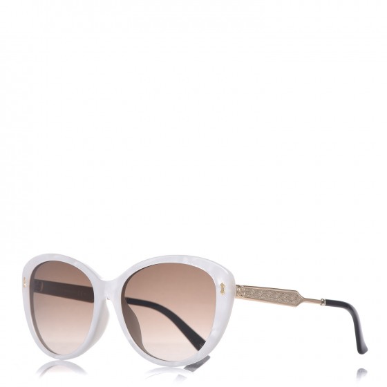 Gucci Cat Eye GG3839/F/S Sunglasses White 1 of 9
