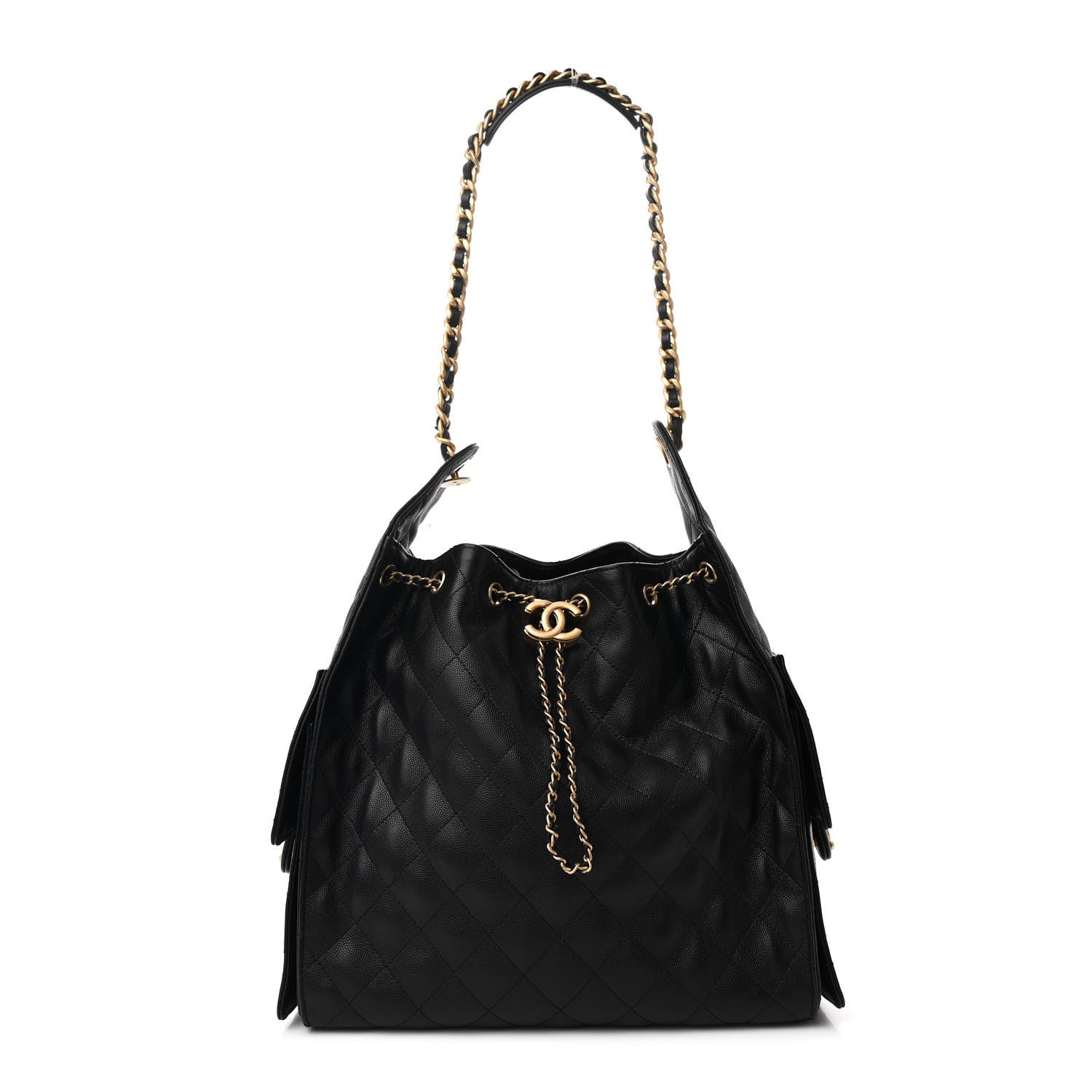 Chanel Caviar Quilted Medium Chanel 25 Handbag Black 1 of 13