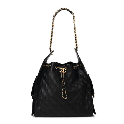 Chanel Caviar Quilted Medium Chanel 25 Handbag Black 1 of 13