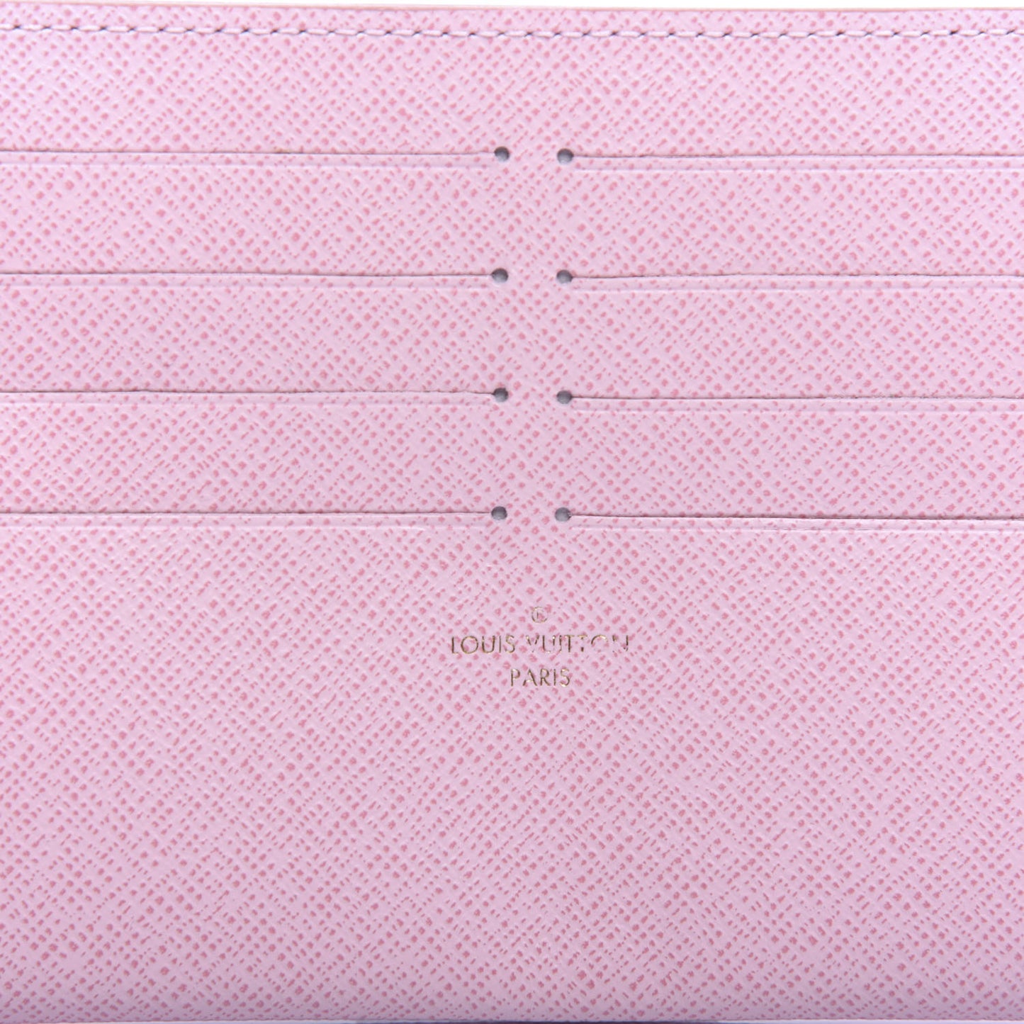 Calfskin Felicie Card Holder Insert Rose Ballerine