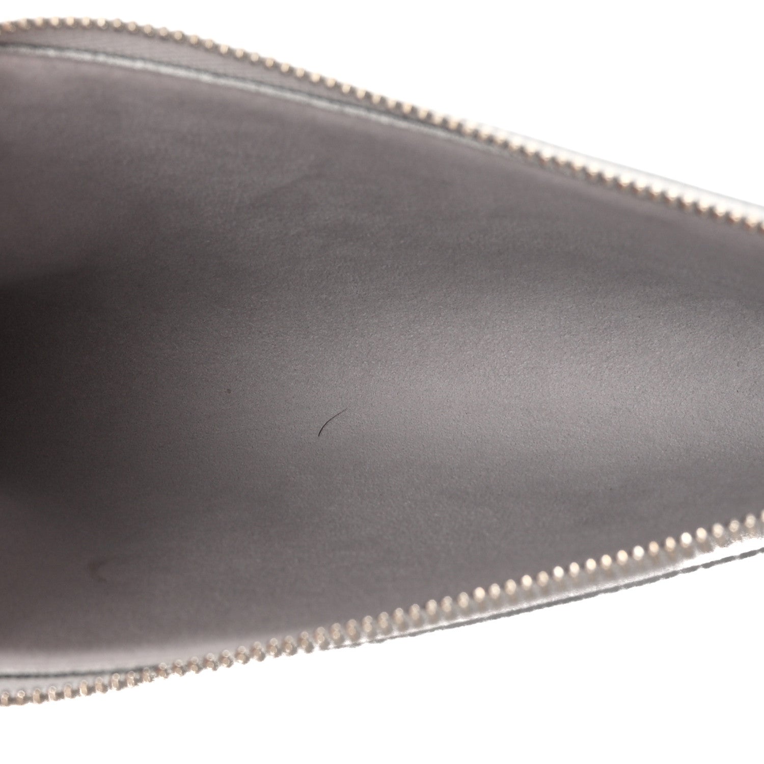 Louis Vuitton Epi Pochette Accessories Metallic Silver 4 of 8