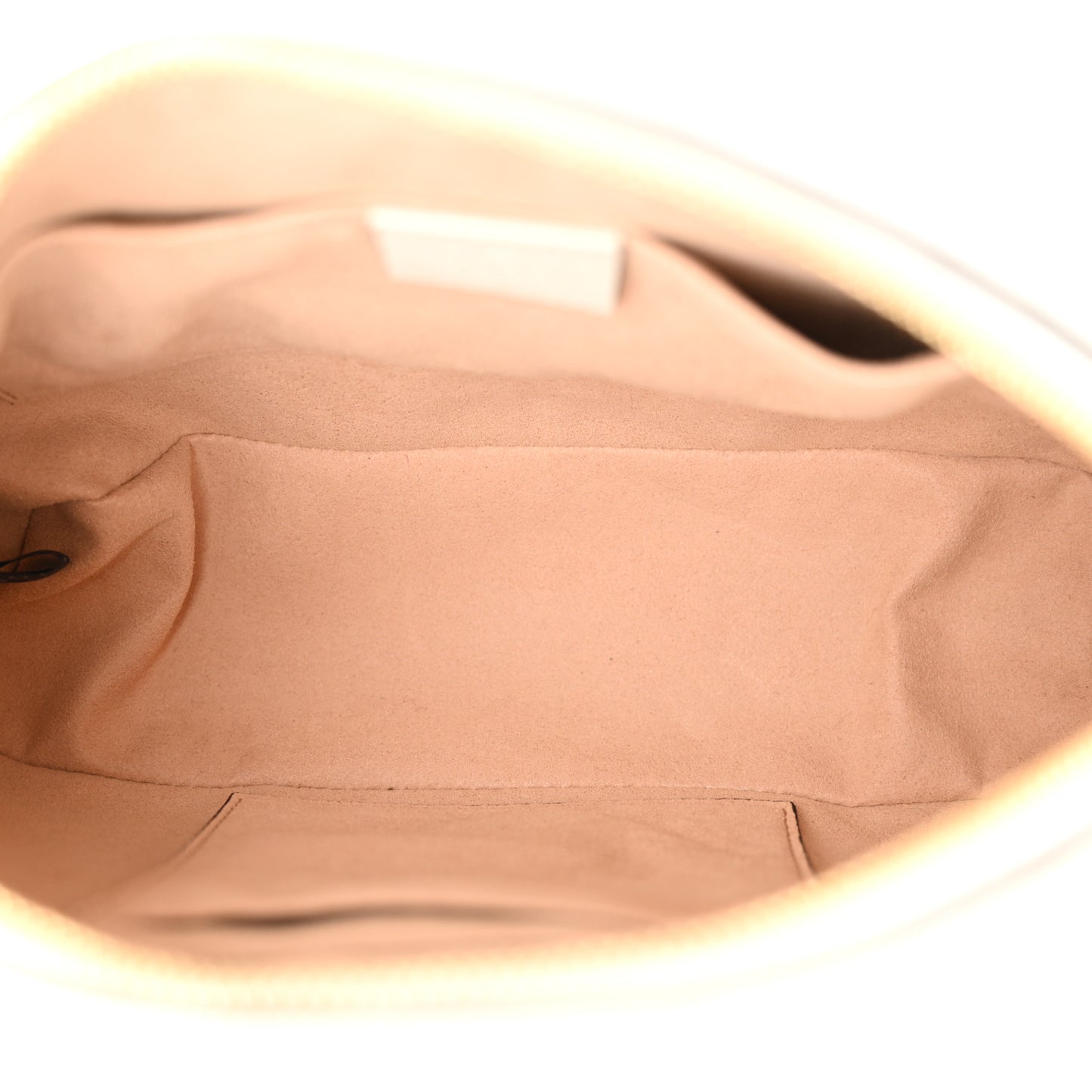 Textured Dollar Calfskin Web Small Ophidia Dome Shoulder Bag Mystic White