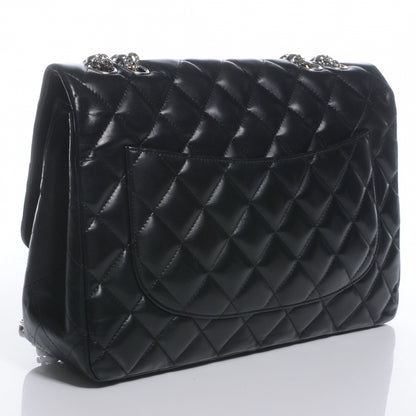 Chanel Lambskin Jumbo Flap w Bijoux Chain Black 3 of 8