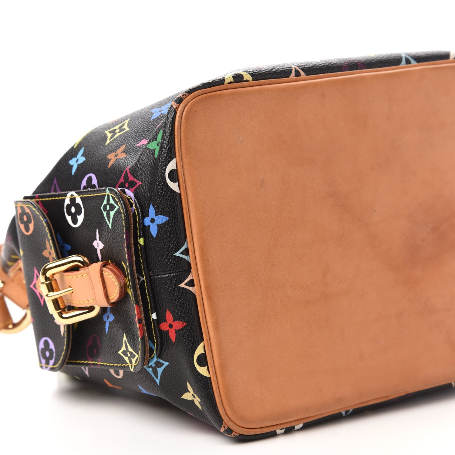 Louis Vuitton Monogram Multicolor Petit Noe Black 6 of 9