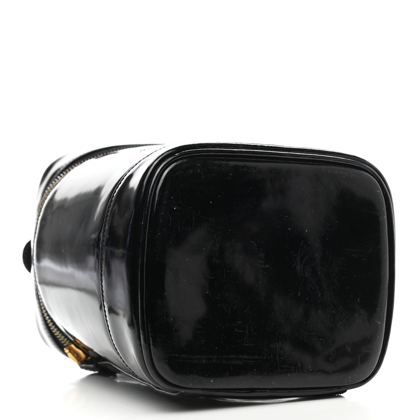 Patent Vanity Cosmetic Case Black