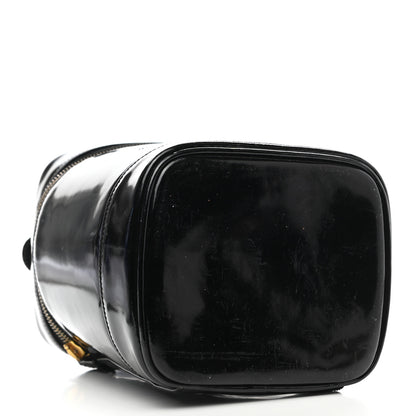 Chanel Patent Vanity Cosmetic Case Black 4 of 12
