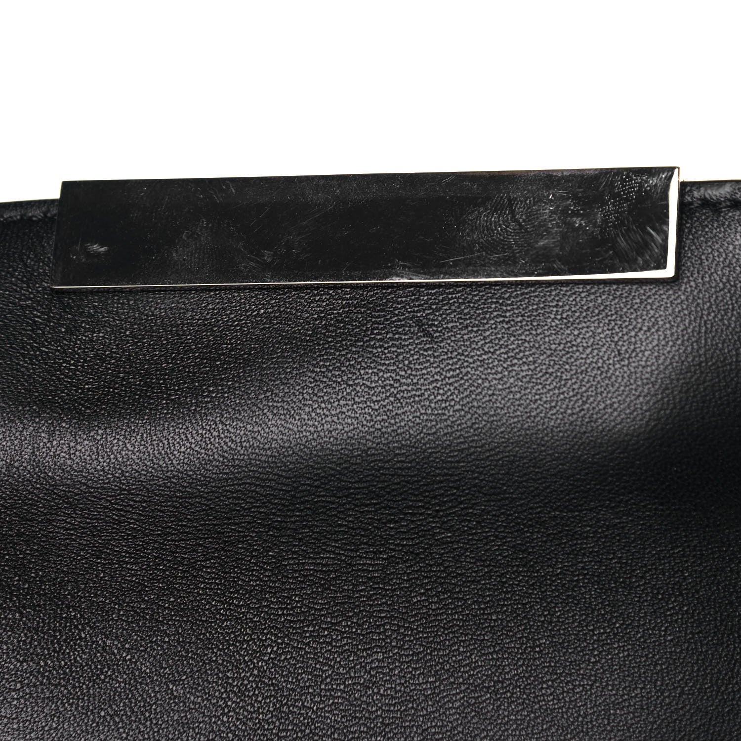Alexander McQueen Nappa Skull Four Ring Clutch Black 12 of 16