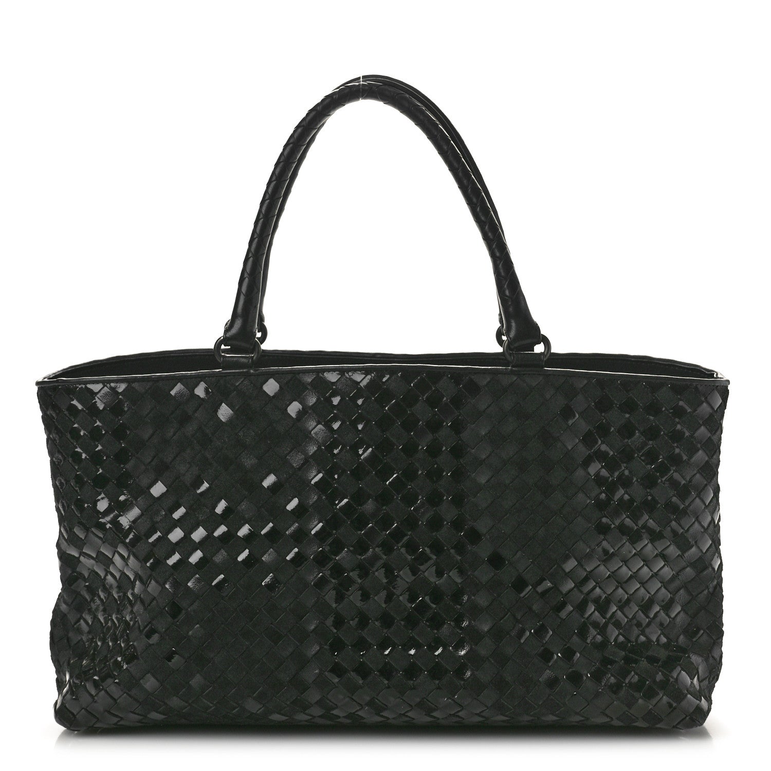 Bottega Veneta Intrecciato Rugiada Vintaga Medium Shopper Black 1 of 11
