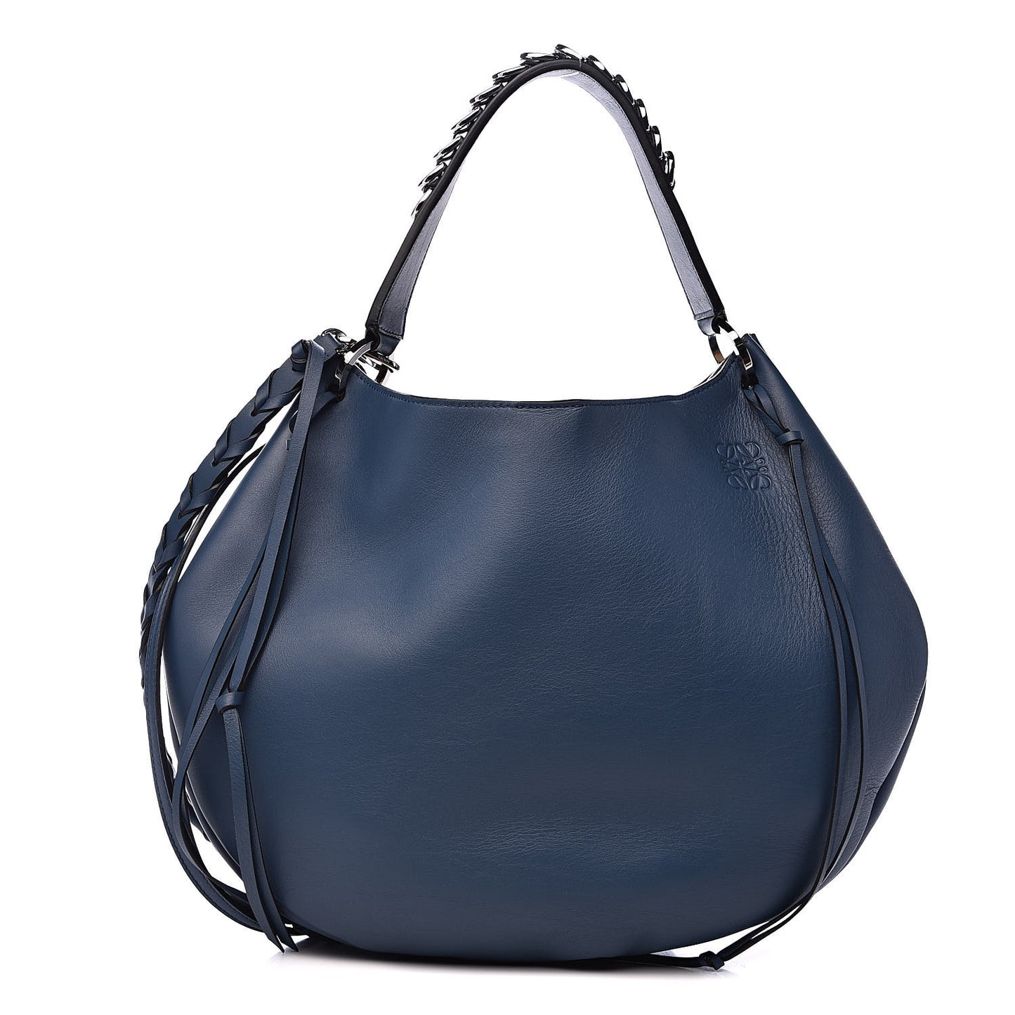 Calfskin Fortune Hobo Indigo